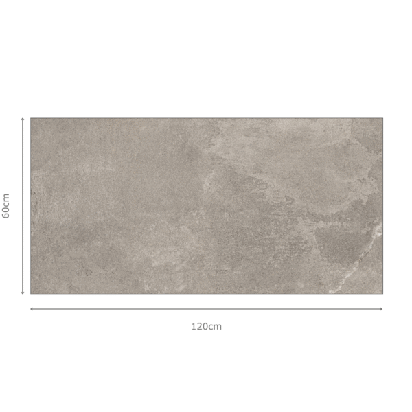 5929 Grey Stone Tile 60x120cm with textured matt finish