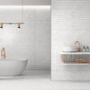 ARINA LINEA GREY 30x90cm matte tegel met subtiel lijnpatroon in aardse grijstint tiles