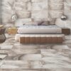 Glanzende tegel ALABASTRO BIANCO 60x120cm met witte marmerlook en subtiele aders tiles