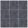 ALEUT NERO Black Cement Tiles 80x80cm