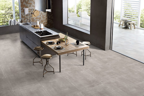 ALEUT PEARL Grey Cement Tiles 80x80cm