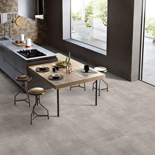ALEUT PEARL Grey Cement Tiles 80x80cm