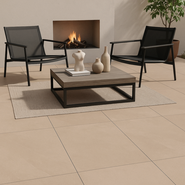 ARDESIA CREMA Cream Stone Tiles 80x80cm