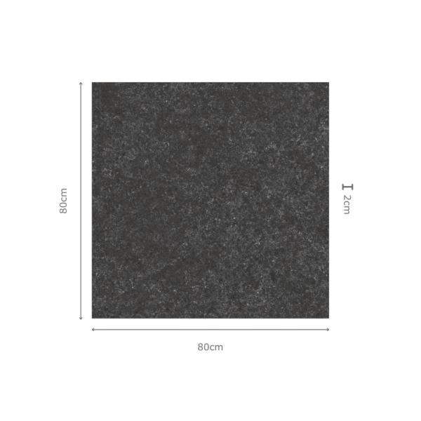 ARIZONA Black Stone Tiles 80x80x2cm