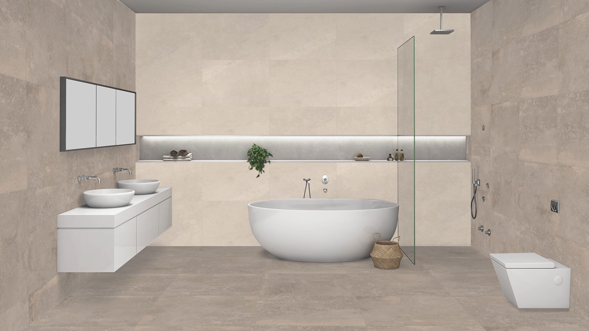 BARBOSA CEMENTO grijze cementlook tegel 60x60cm met granula matte afwerking – porseleinen tegel van Tegelplus voor moderne Belgische interieurs