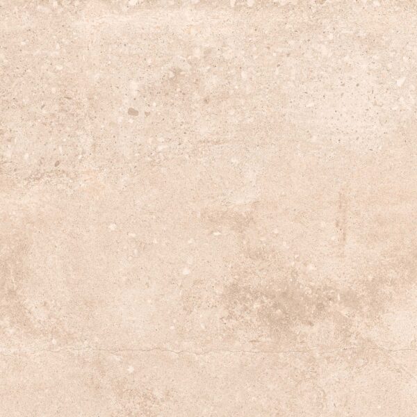 BARBOSA CREMA cementlook tegel 60x60cm met granula matte afwerking – porseleinen tegel van Tegelplus voor warme Belgische interieurs