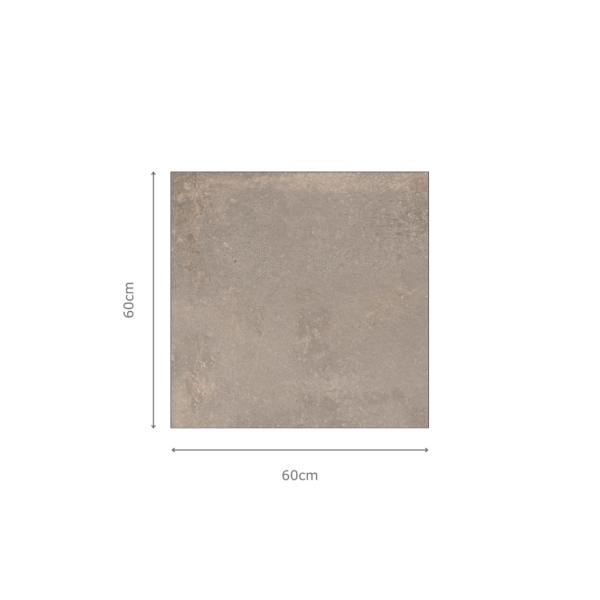 BARBOSA CEMENTO grijze cementlook tegel 60x60cm met granula matte afwerking – porseleinen tegel van Tegelplus voor moderne Belgische interieurs