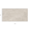 BETON GREY cementlook tegel 60x120cm met gestructureerde matte afwerking