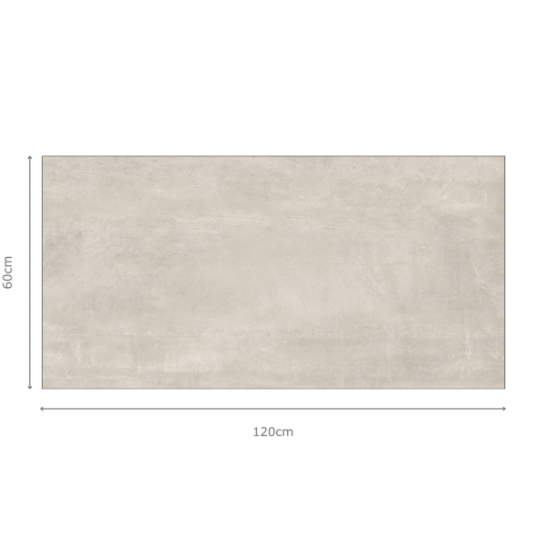 BETON GREY cementlook tegel 60x120cm met gestructureerde matte afwerking