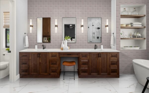 BEVEL SANDLE BEIGE 10x20cm glanzende tegel met lichte bevel en zandbeige kleur tiles