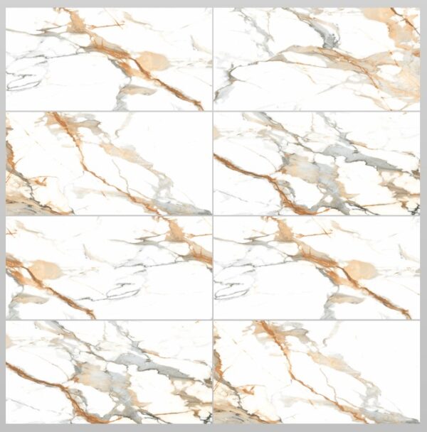 BOTEGA GOLD - GLOSSY 60x120 Tiles