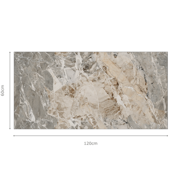 BRECCIA NUOVO INFINITY grijze marmerlook tegel 60x120cm met carving afwerking – porseleinen tegel van Tegelplus voor moderne Belgische interieurs