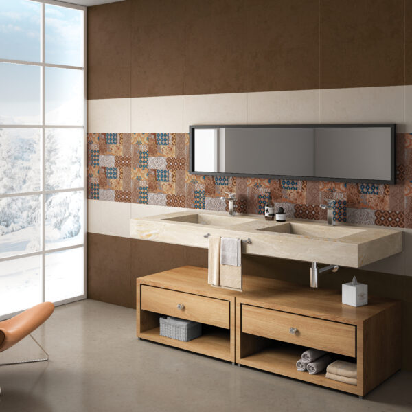 CARLOS CREMA-P 30x60cm matte tegel met natuurlijke crèmekleurige structuur tiles