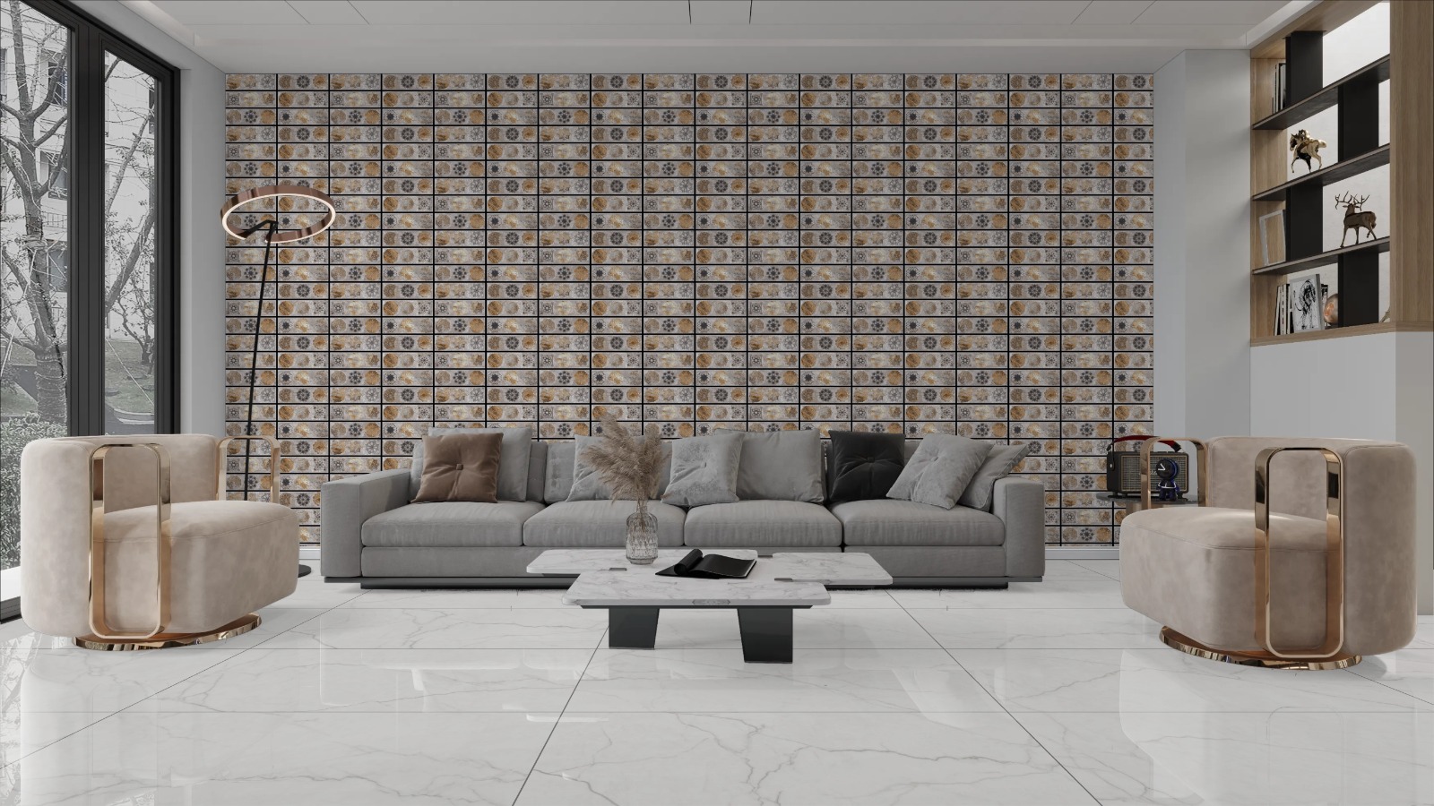 CAVE GREY MATT 10X30 Tiles