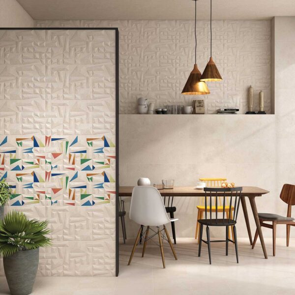 Keramische tegel CHILTON CREMA-P 30x60cm met matte afwerking in zachte crèmekleur tiles