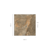 COPPER SLATE bruine porseleinen steenlook tegels voor buiten – verkrijgbaar in 60x60x2 cm en 80x80x2 cm met antislip afwerking – ideaal voor Belgisch terras, tuin of oprit – Tegelplus