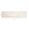 DESSERT WHITE Cement Tiles 30x120cm