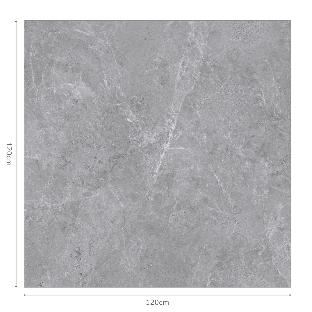 DOLMEN ASH Grey Stone Tiles 120x120cm