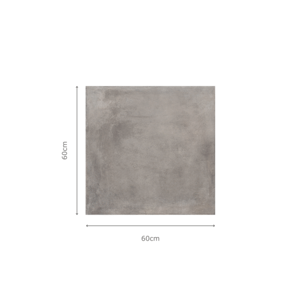 DYNAMIC SMOKE Grey Cement Tiles 60x60cm Matt