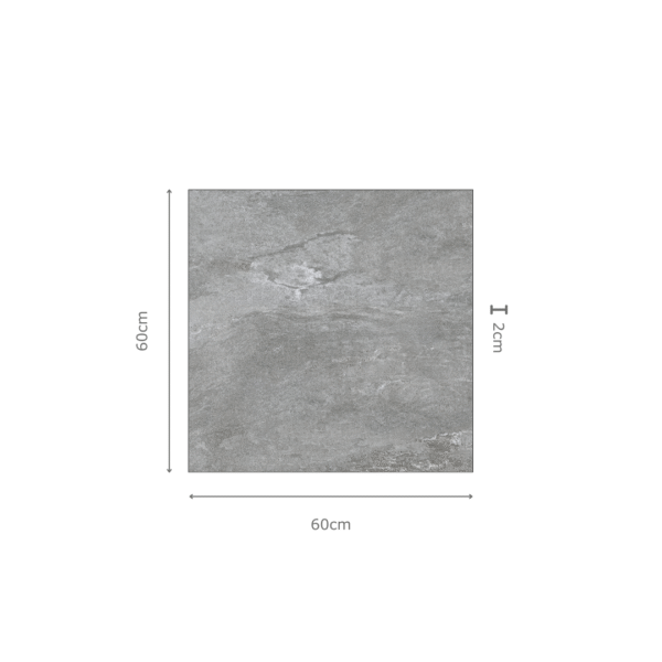 EARTHSTONE GREY grijze steenlook tegels – 80x80cm mat, 60x60x2cm en 80x80x2cm antislip – porseleinen tegels van Tegelplus voor binnen en buiten in België