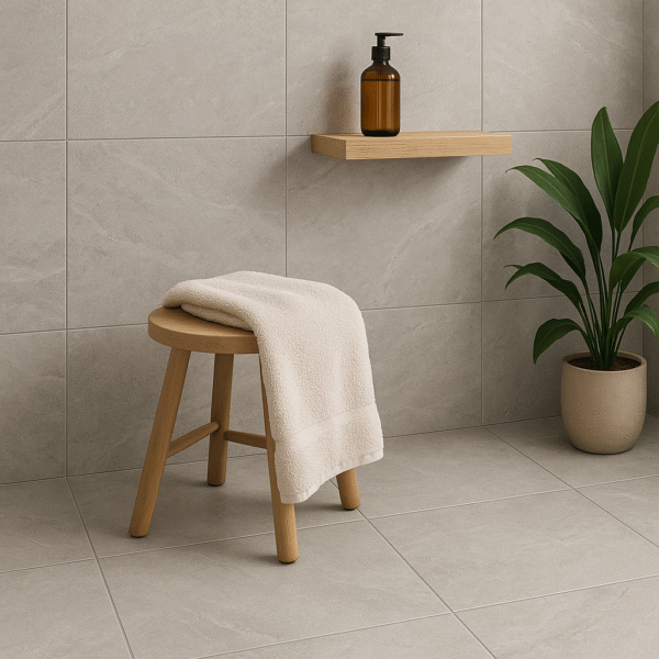 EARTHSTONE ASH Stone Look Tiles – 80x80cm