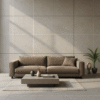 EARTHSTONE ASH grijze steenlook tegel 80x80cm met matte textuur – porseleinen tegel van Tegelplus voor moderne Belgische interieurs