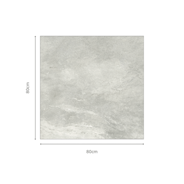 EARTHSTONE ASH grijze steenlook tegel 80x80cm met matte textuur – porseleinen tegel van Tegelplus voor moderne Belgische interieurs