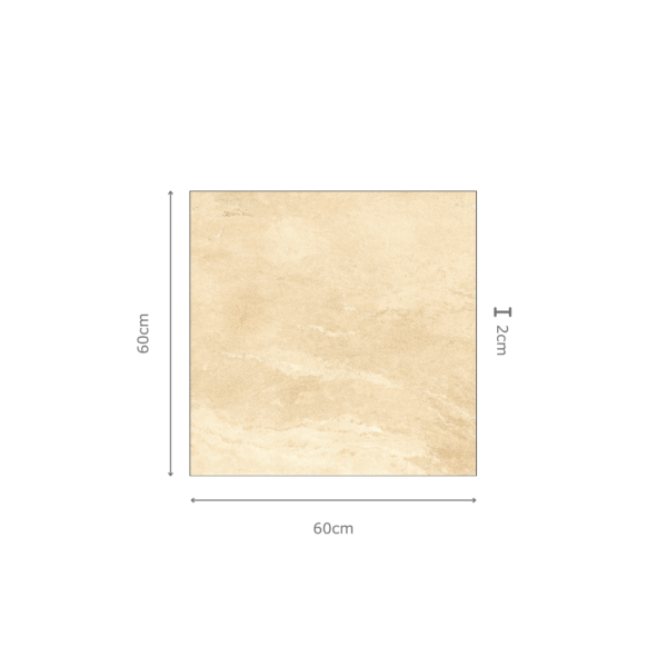 EARTHSTONE BEIGE 60x60x2cm porseleinen tegels met natuursteenlook en antislip oppervlak – ideaal voor buitengebruik in België via Tegelplus