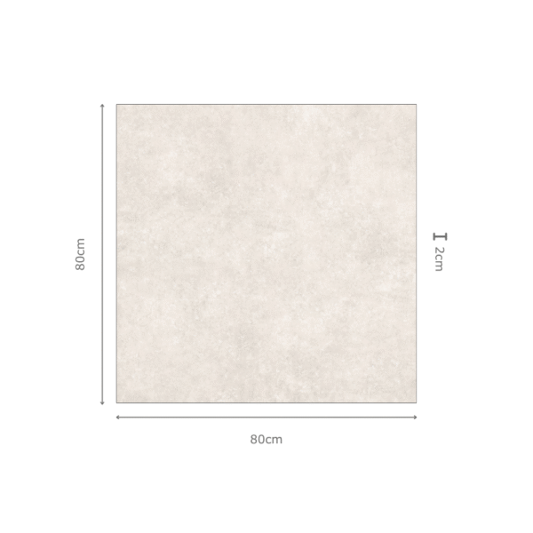 ENVERSTONE NATURE beige porseleinen tegel 80x80x2 cm met natuursteenlook en antislip afwerking – Tegelplus België