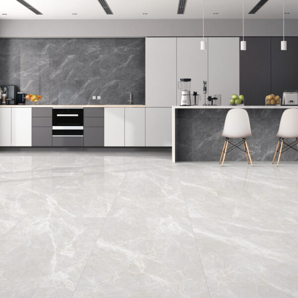 EMPEROR GREY 60x120cm glanzende tegel met diepe grijze kleur en elegante afwerking tiles
