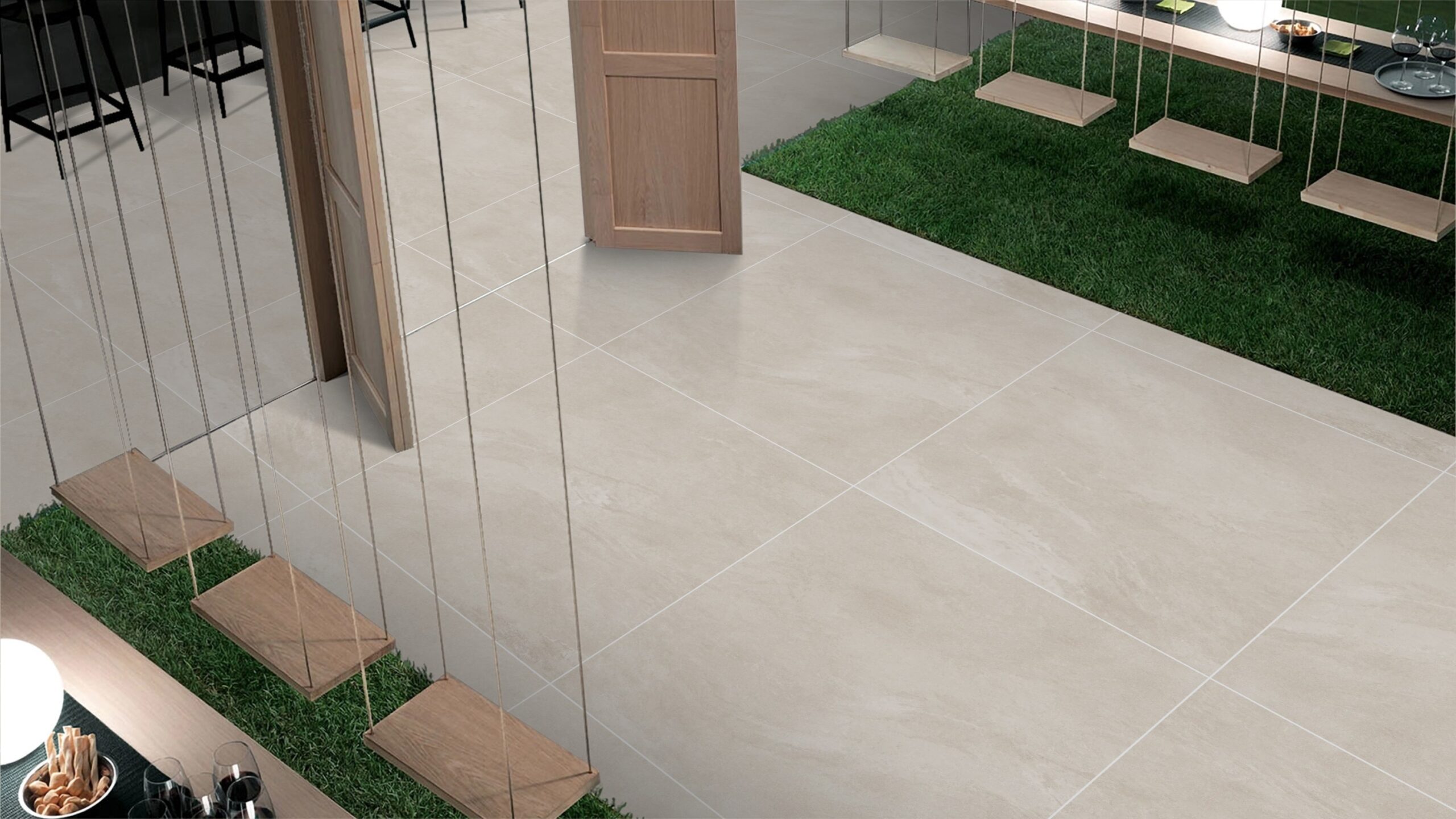 ENVERSTONE NATURE Beige Stone Tiles 80x80x2cm