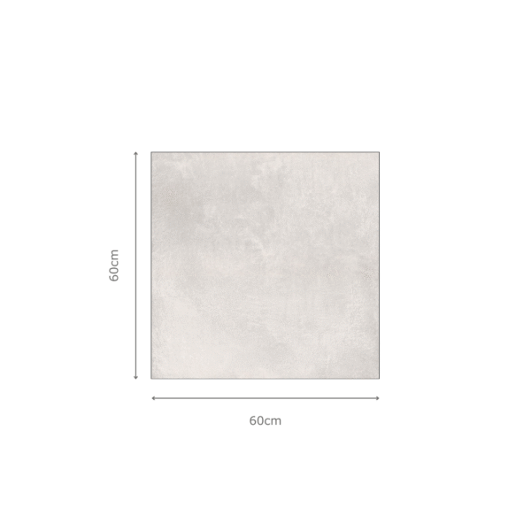 ESMA PEARL White Cement Tiles 60x60cm