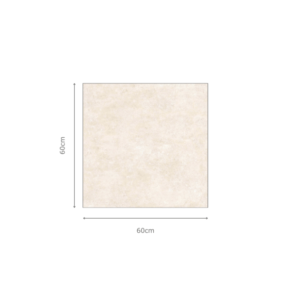 ENVERSTONE IVORY beige natuursteenlook tegel 60x60cm met granula matte afwerking – porseleinen tegel van Tegelplus voor moderne Belgische interieurs