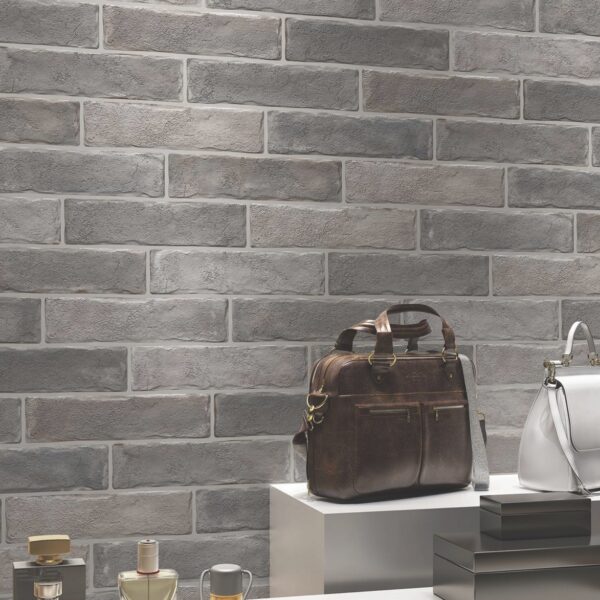 FOSSIL CENTRUM grijze metro tegel 7.5x30cm met matte afwerking – keramische wandtegel van Tegelplus voor keuken en badkamer in België