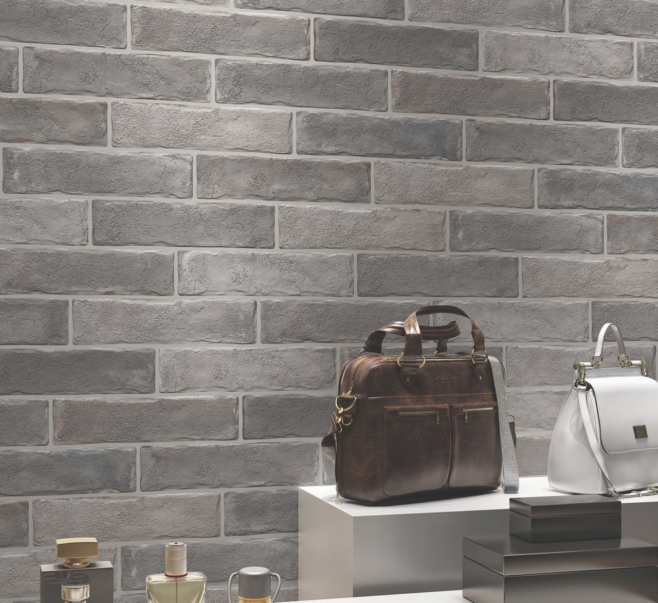 FOSSIL CENTRUM grijze metro tegel 7.5x30cm met matte afwerking – keramische wandtegel van Tegelplus voor keuken en badkamer in België