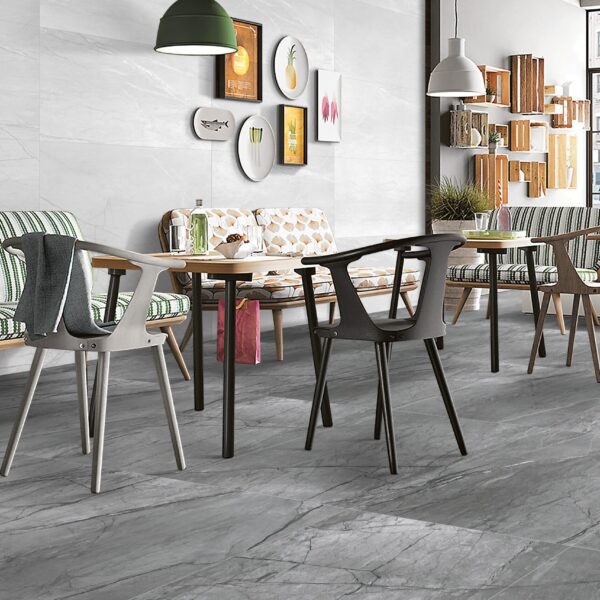 FOSSIL ANTHRACITE 60x120 cm porseleinen zwarte steenlook tegel met carving oppervlak – Tegelplus België