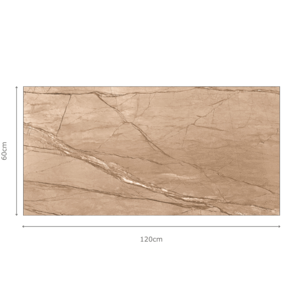 FOSSIL BROWN 60x120 cm porseleinen bruine steenlook tegel met carving structuur – Tegelplus België
