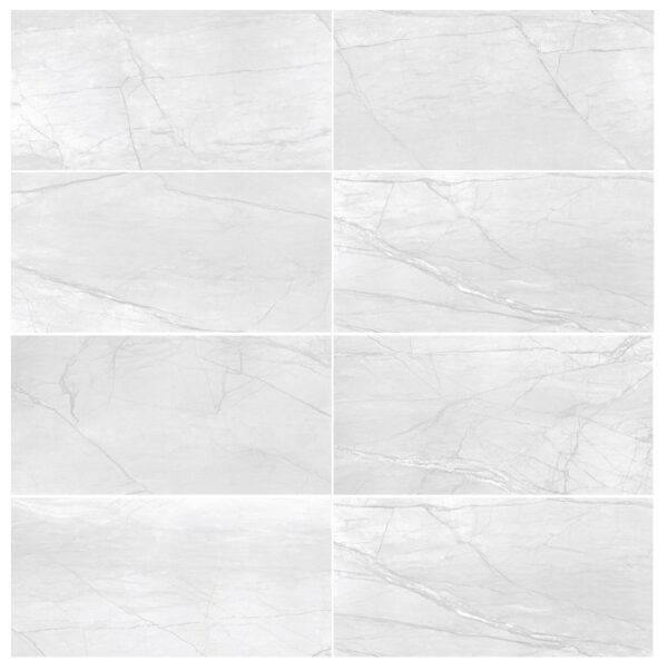 FOSSIL WHITE 60x120 cm witte porseleinen tegel met carving oppervlak – natuursteenlook vloer- en wandtegel bij Tegelplus België