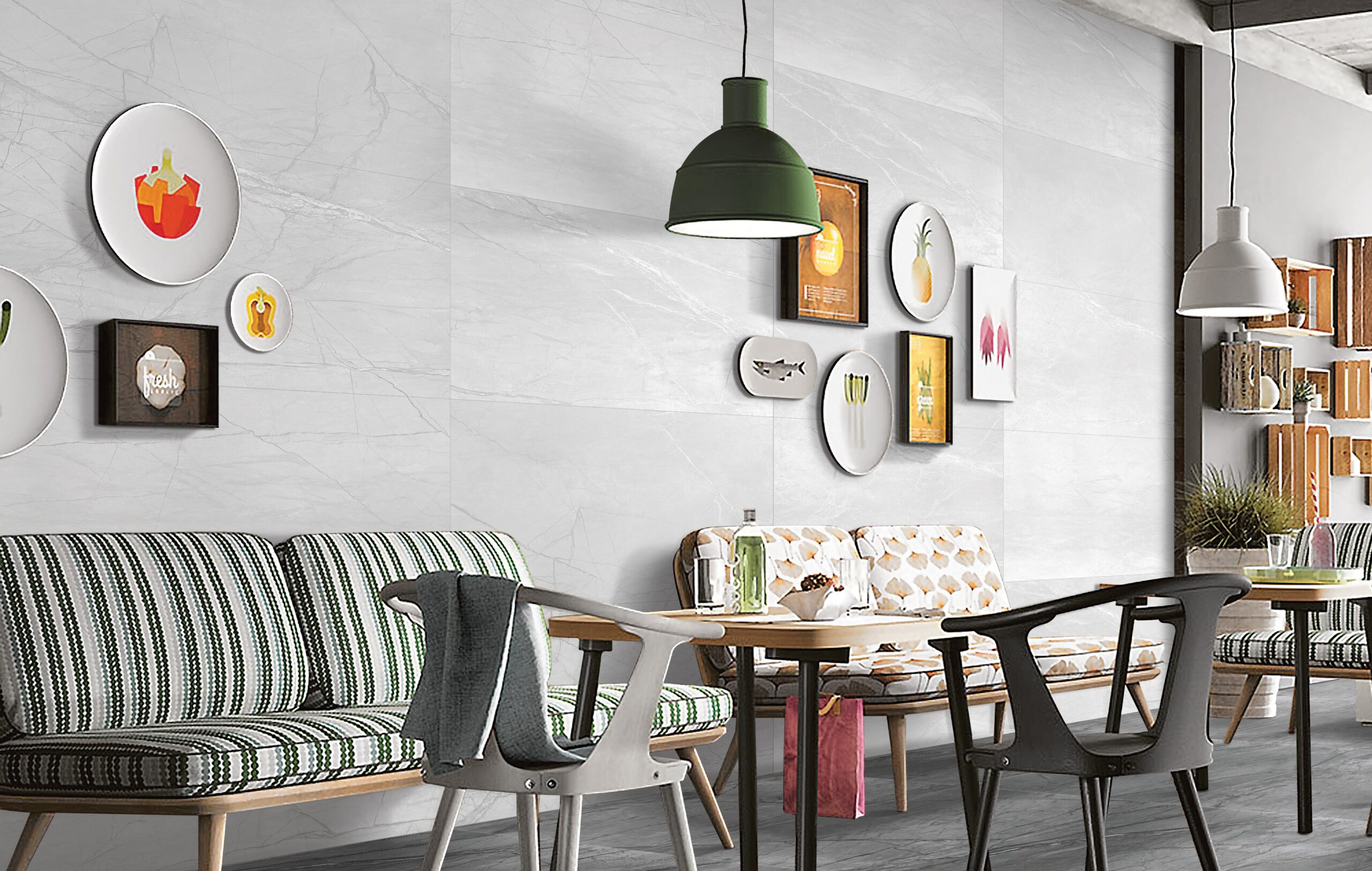 FOSSIL WHITE 60x120 cm witte porseleinen tegel met carving oppervlak – natuursteenlook vloer- en wandtegel bij Tegelplus België
