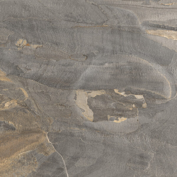 GREY SLATE grijze steenlook tegels, porselein, antislip R11, 60x60x2cm – ideale buitentegel voor Belgische terrassen, beschikbaar bij Tegelplus