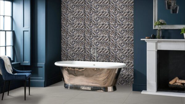 HAMBURG DARK T 20x20cm tegel met diepe grijstint en matte afwerking tiles