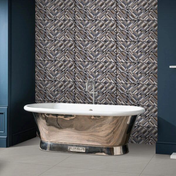 HAMBURG DARK T 20x20cm tegel met diepe grijstint en matte afwerking tiles
