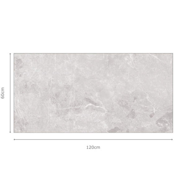 INCREDIC SILVER White Marble Tiles 60x120cm