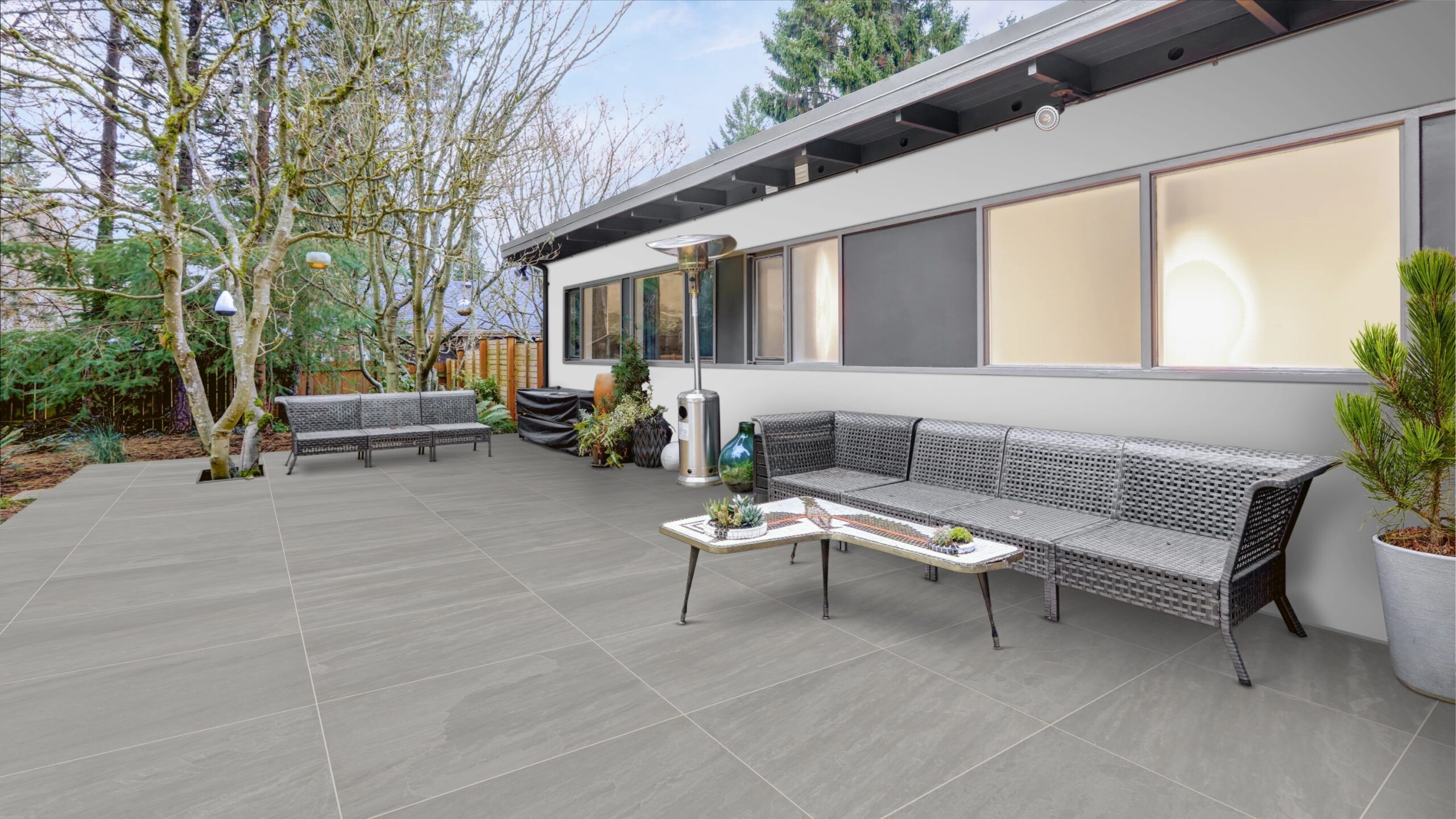 KANDLA GREY antislip natuursteen porseleinen tegel 60x90x2 cm, duurzaam en stijlvol – Tegelplus België
