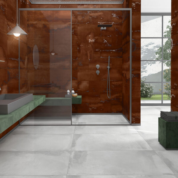 LAMINA OXIDE Red Metallic Tiles 60x120cm