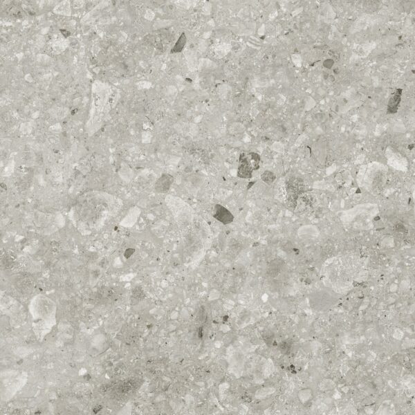 TERRAZO SMOKE – Grijze terrazzo porseleinen tegel 60x60x2 cm met antislip oppervlak – buitengebruik – Tegelplus België