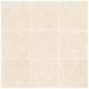 Beige kalksteenlook porseleinen tegel 60x60 cm – antislip oppervlak voor buiten – Tegelplus België