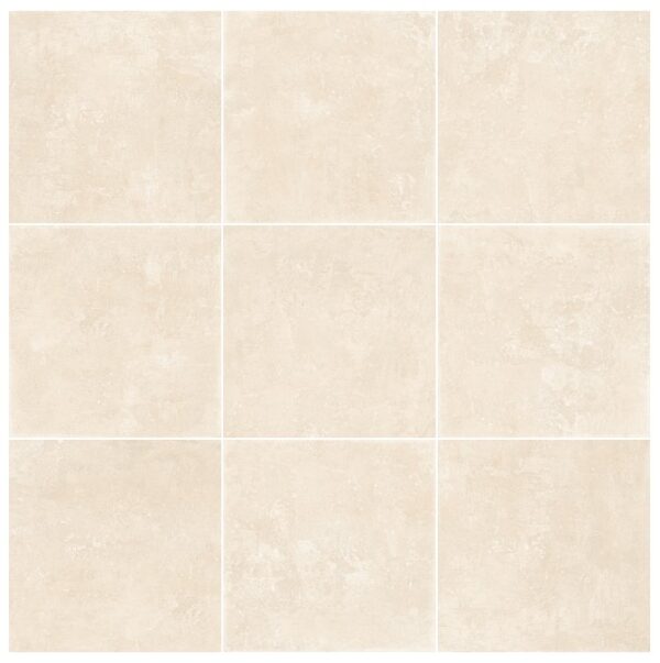 Beige kalksteenlook porseleinen tegel 60x60 cm – antislip oppervlak voor buiten – Tegelplus België