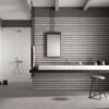 LOYAL BIANCO (RAIN DROP) 30x90cm matte tegel met witte kleur en subtiel druppelpatroon tiles
