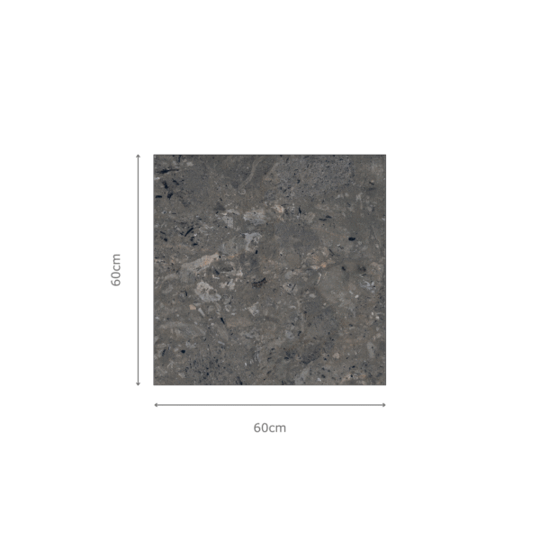LEVANTO NERO - 60x60cm Matt Tiles